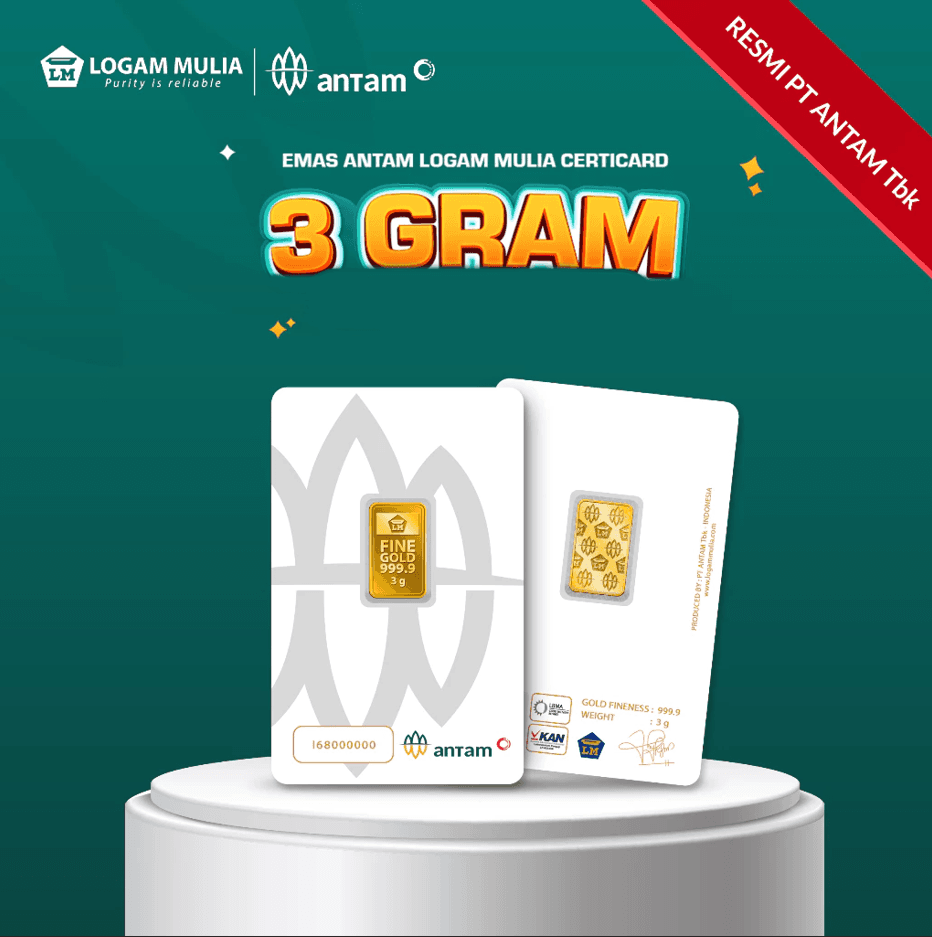 Emas Batangan Emas batangan - 3 gram